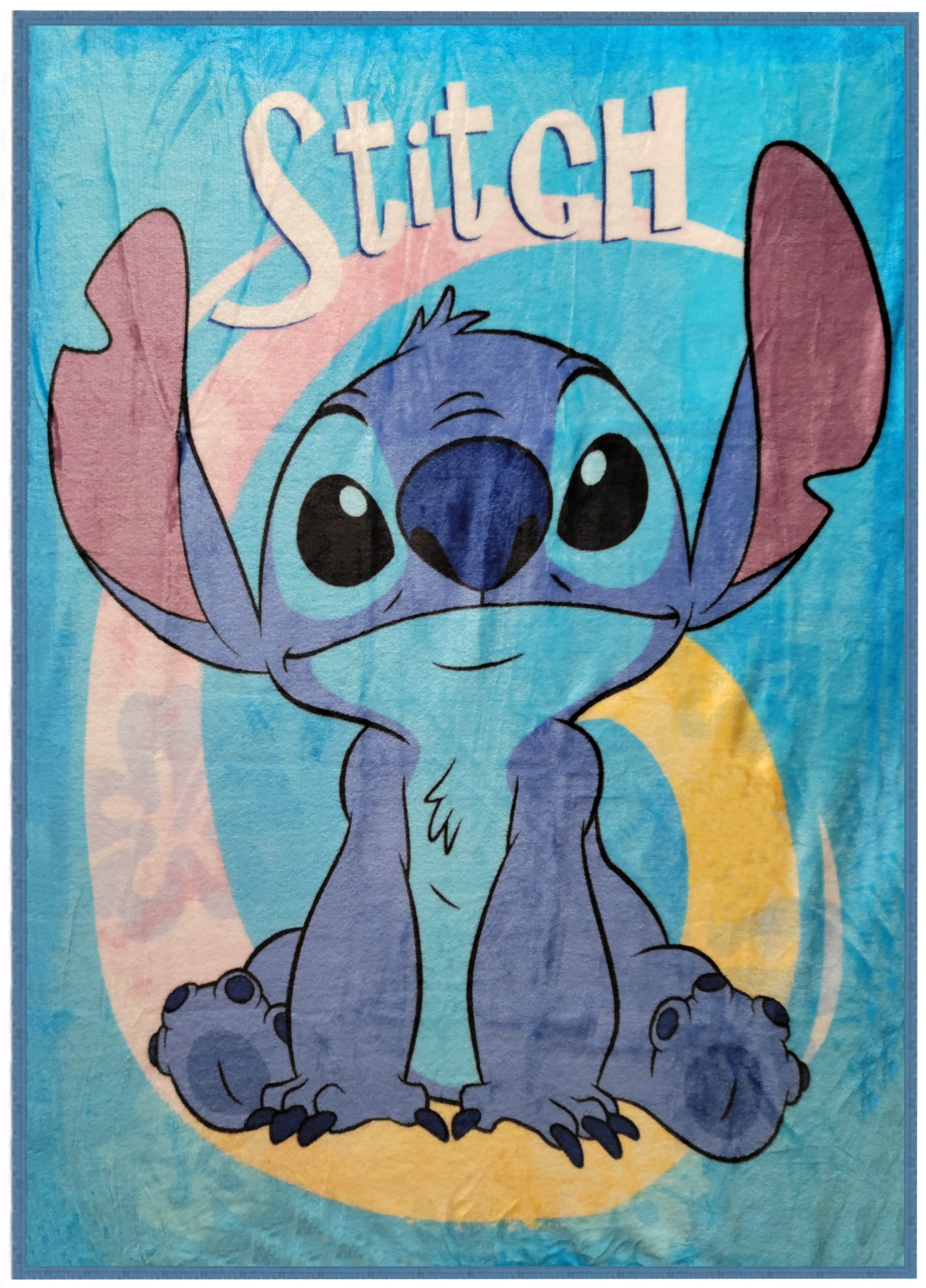 Kids and Toddler Throw Blanket Disney's Lilo & Stitch. Super Soft and Cozy. 40x50 inches