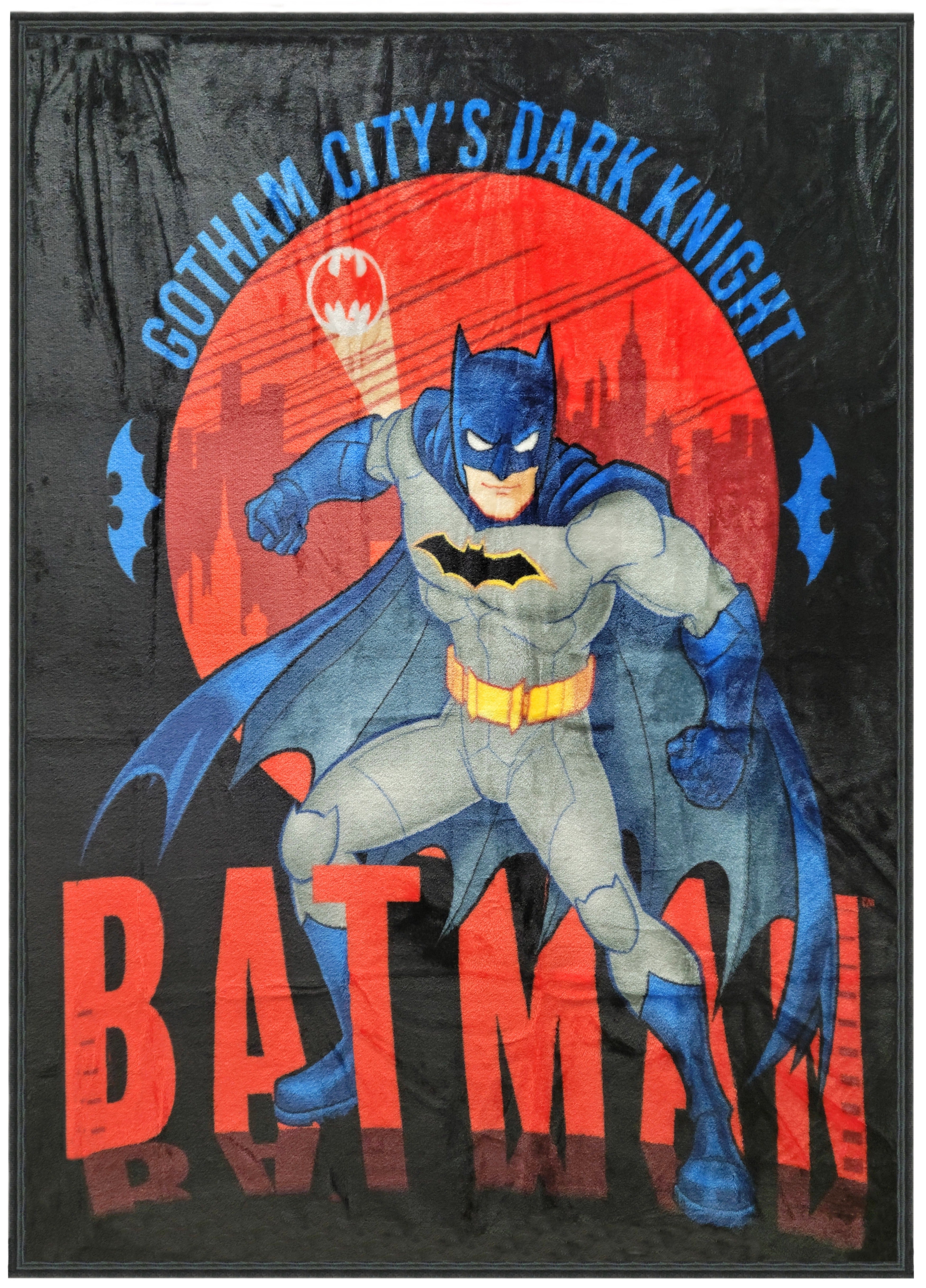 Kids and Toddler Throw Blanket DC Batman. Super Soft and Cozy. 40x50 inches