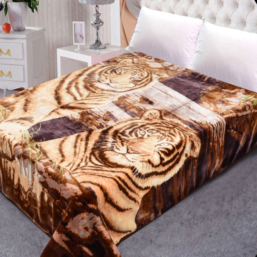 Animal print mink online blankets